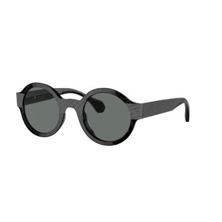 Alain Mikli Unisex Sunglass A05505 - Framekleur: Noir Nacree, Lenskleur: Polar Blauw
