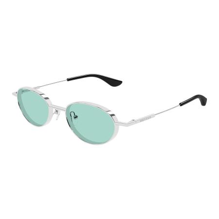 Alexander McQueen AM0523S 003 Zilver Heren Zonnebril