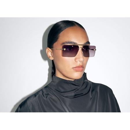 Versace Vrouwelijk Sunglass VE2245 - Framekleur: Goud, Lenskleur: Violet gradiënt