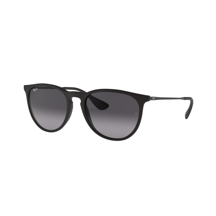 Ray-Ban Vrouwelijk Sunglass RB4171 Erika Classic - Framekleur: Rubber zwart, Lenskleur: Grijs Gradiënt Grijs