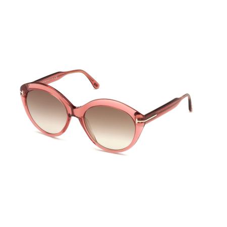 Tom Ford FT0763 MAXINE 72F Roze Dames Zonnebril