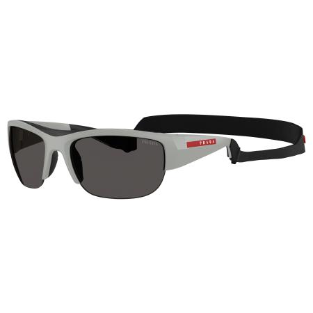 Prada Linea Rossa Mannelijk Sunglass PS A01S - Framekleur: Mat ijzergrijs, Lenskleur: Donkergrijs