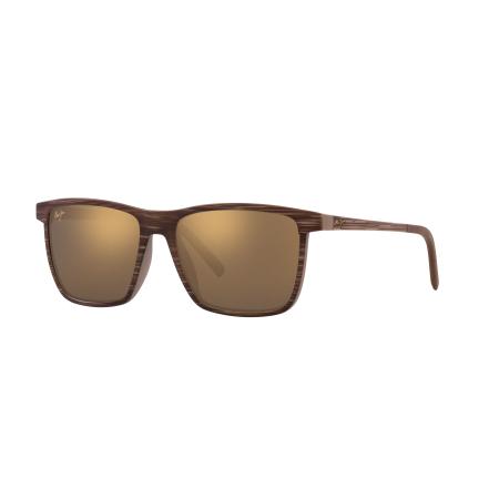 Maui Jim Unisex Sunglass One Way - Framekleur: Bruin, Lenskleur: Brons Polarized