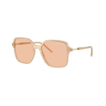 Armani Exchange Vrouwelijk Sunglass AX4163S - Framekleur: Glanzend opaal toendra, Lenskleur: Lichtbruin