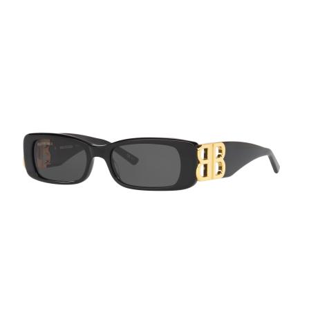Balenciaga Vrouwelijk Sunglass BB0096S - Framekleur: Zwart, Lenskleur: Grijs