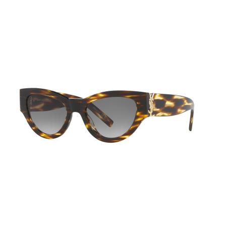 Saint Laurent Vrouwelijk Sunglass SL M94 - Framekleur: Tortoise, Lenskleur: Grijs