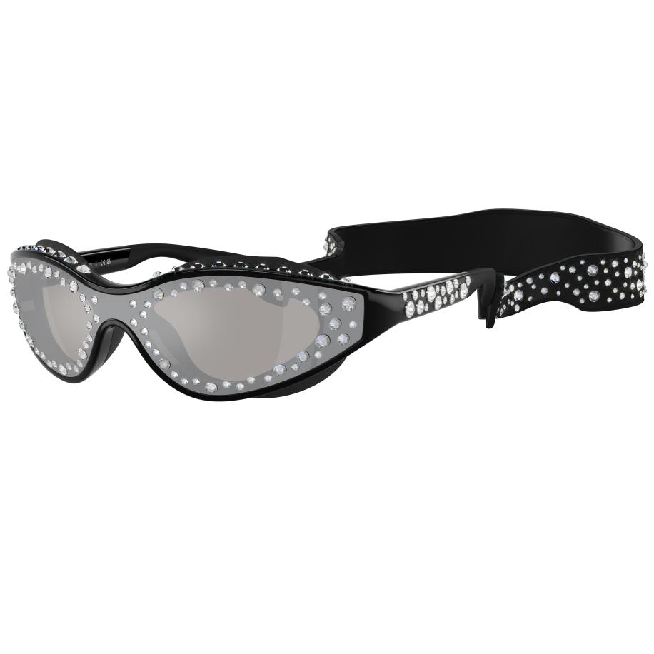 Swarovski SK6024 10016G Zwart Dames Zonnebril Multicolor