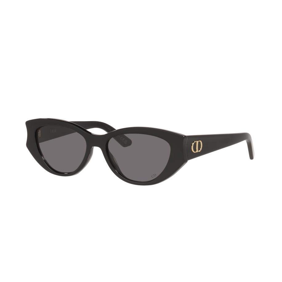 DIOR Vrouwelijk Sunglass Diorglow B1I - Framekleur: Zwart, Lenskleur: Grijs Grijs