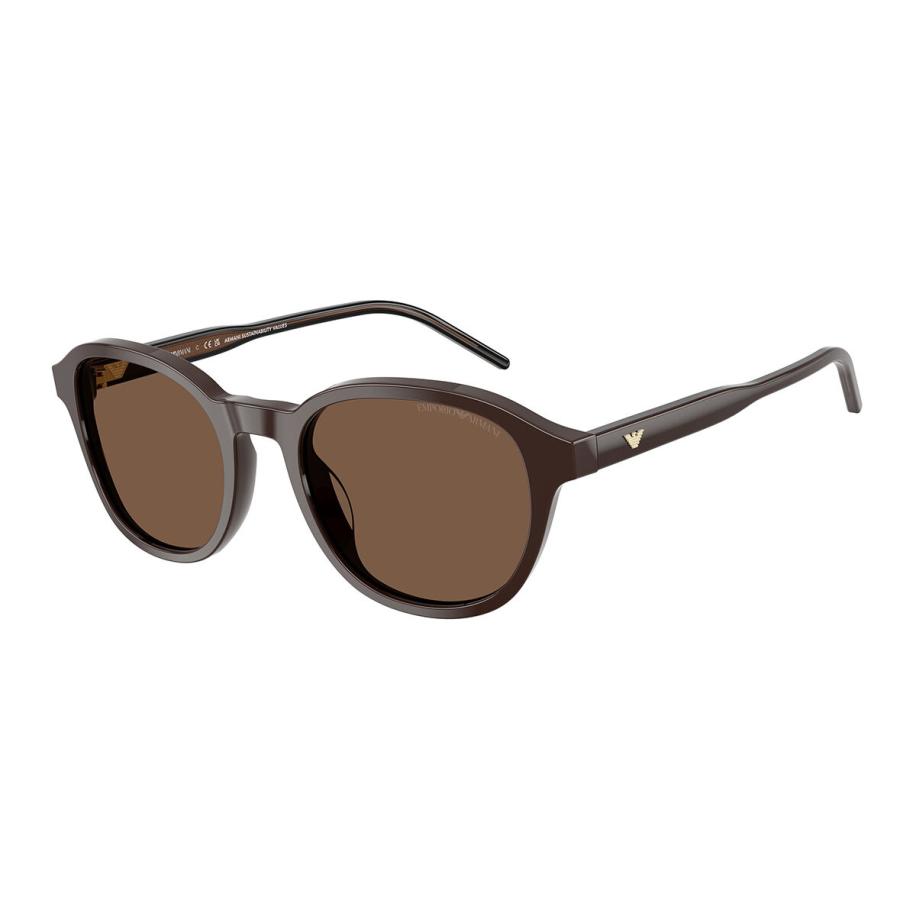 Emporio Armani EA4247U 625573 Bruin Heren Zonnebril