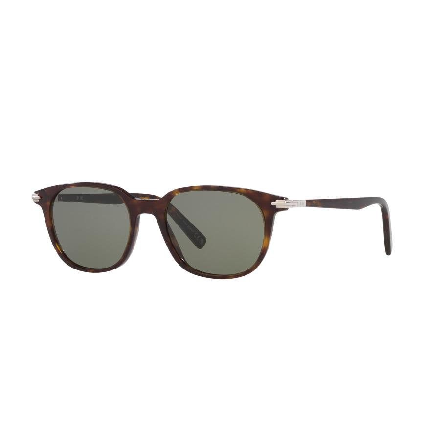 DIOR Mannelijk Sunglass Diorblacksuit S12I Dm40125I - Framekleur: Tortoise, Lenskleur: Groen Groen