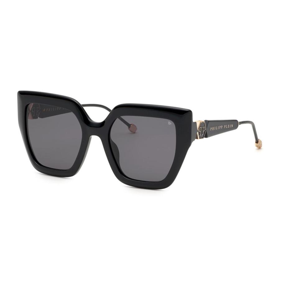 Philipp Plein SPP064S 700 Zwart Dames Zonnebril