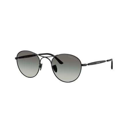 Giorgio Armani Mannelijk Sunglass AR6177 - Framekleur: Matzwart, Lenskleur: Gradiënt grijs