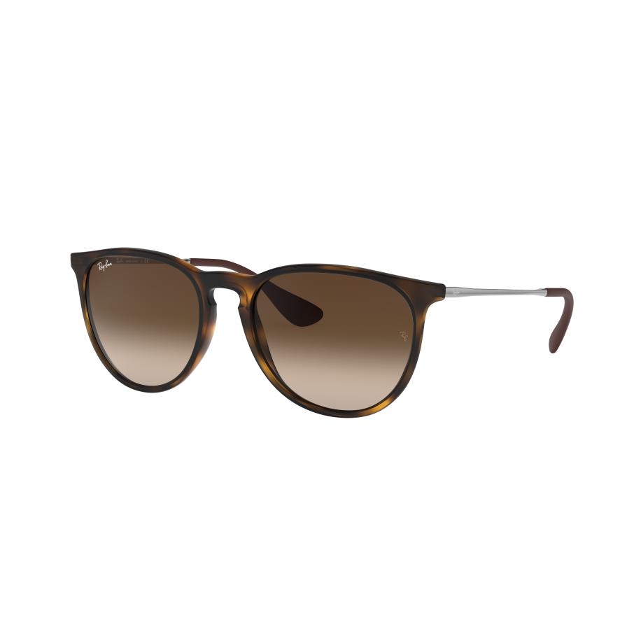 Ray-Ban Vrouwelijk Sunglass RB4171 Erika Classic - Framekleur: Rubber Havana, Lenskleur: Bruin Bruin