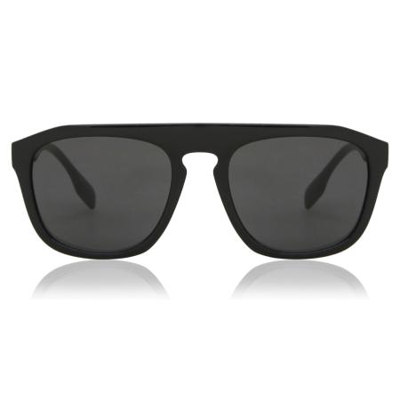 Burberry BE4396U WREN Aziatische pasvorm 300187 Zwart Heren Zonnebril