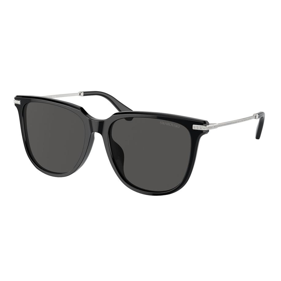 Swarovski SK6015D Aziatische pasvorm 100187 Zwart Dames Zonnebril