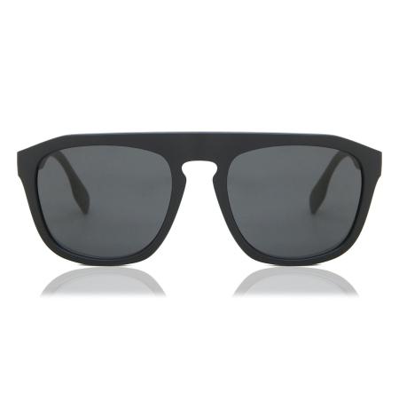 Burberry BE4396U WREN Aziatische pasvorm 346487 Zwart Heren Zonnebril