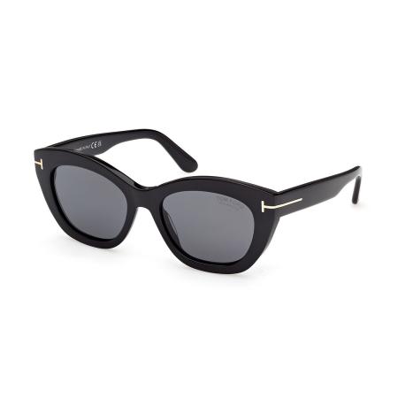 Tom Ford FT1285 LINDA-02 Polarized 01D Zwart Dames Zonnebril
