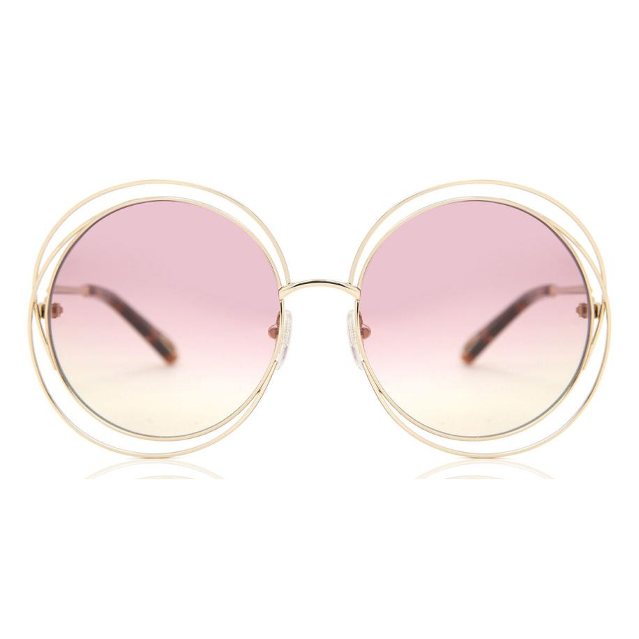 Chloé CE 114SD Aziatische pasvorm 702 Goud Heren Zonnebril