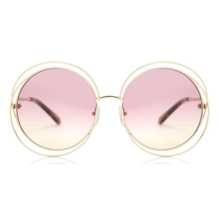 Chloé CE 114SD Aziatische pasvorm 702 Goud Heren Zonnebril