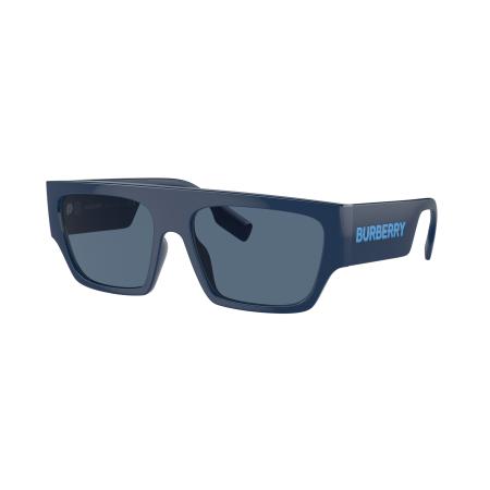 Burberry Mannelijk Sunglass BE4397U Micah - Framekleur: Blauw, Lenskleur: Donkerblauw