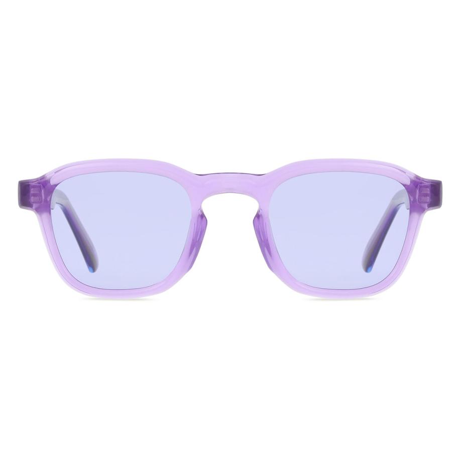 Heren Vierkant Volledige rand Plastic Purple Zonnebril - SmartBuy Collection
