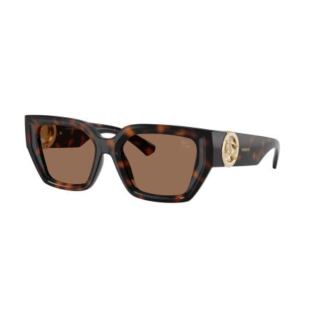 Burberry Vrouwelijk Sunglass BE4472U - Framekleur: Donker Havana, Lenskleur: Donkerbruin