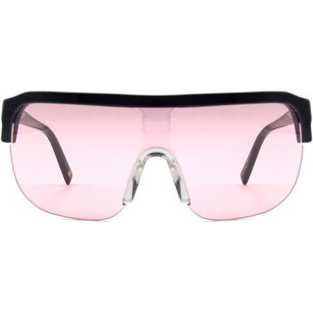 Heren Enkel glas Semi Randloos Plastic Zwart Zonnebril - SmartBuy Collection