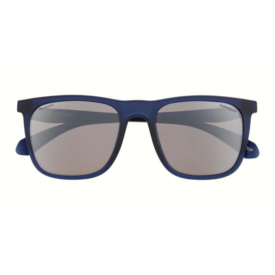 Superdry SDS 5016 Polarized 6P Blauw Heren Zonnebril