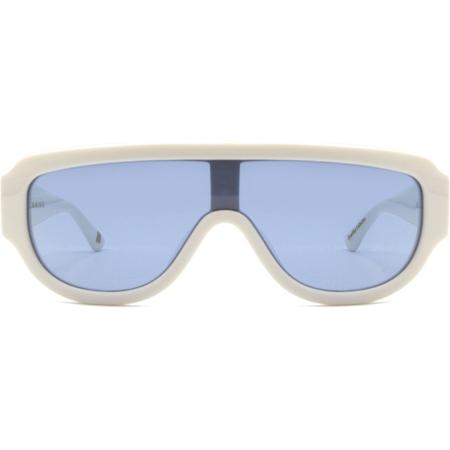 Heren Enkel glas Volledige rand Plastic Wit Zonnebril - SmartBuy Collection