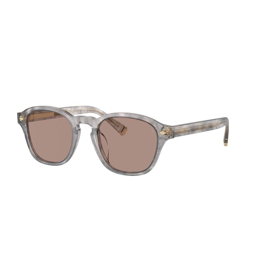 Brunello Cucinelli Unisex Sunglass BC4006S - Framekleur: Kasjmier grijs, Lenskleur: Uva Multicolor