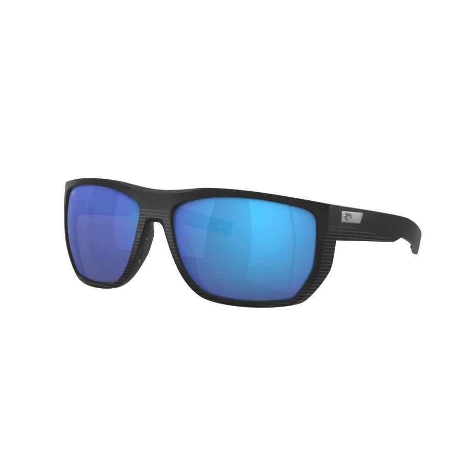 Costa Mannelijk Sunglass 6S9085 Santiago - Framekleur: Netzwart, Lenskleur: Blauw gespiegeld Blauw