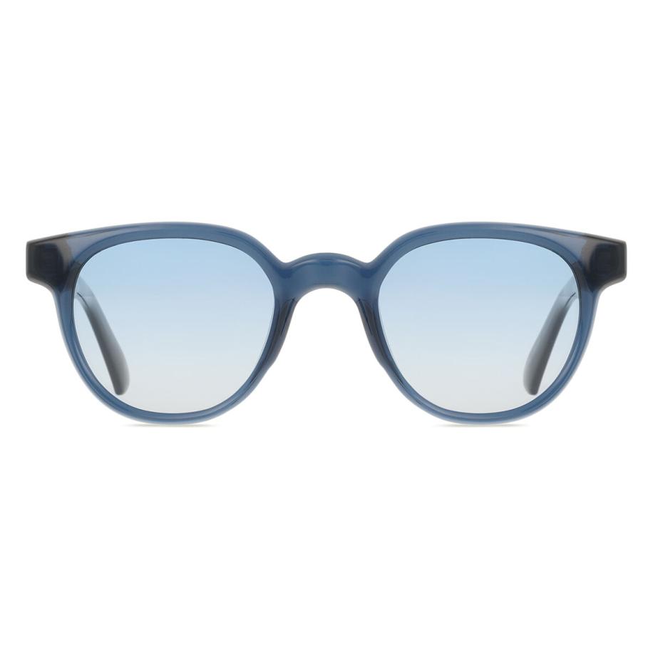 Heren Ovaal Volledige rand Plastic Blauw Zonnebril - SmartBuy Collection