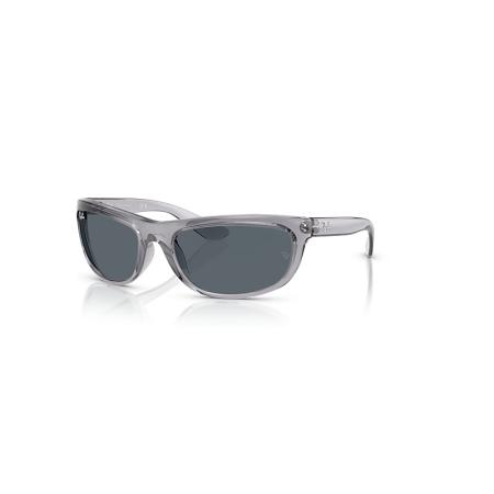 Ray-Ban Balorama Online Only Limited zonnebril Transparente Grey montuur Blauw glazen 62-19