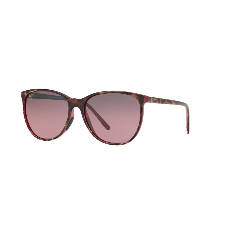 Maui Jim Vrouwelijk Sunglass 723 Ocean - Framekleur: Tortoise Roze, Lenskleur: Maui RoseU+00AD Gradient Polarized Roze