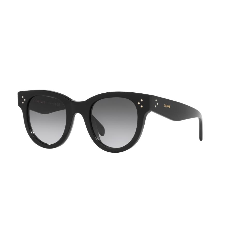 Celine Vrouwelijk Sunglass CL4003IN - Framekleur: Zwart glanzend, Lenskleur: Grijs Grijs