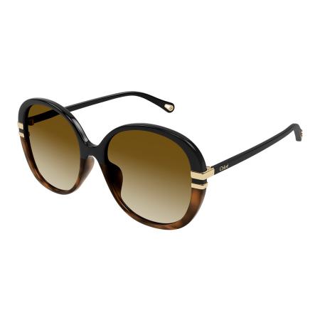 COLLUSION Plus Elegante ruimvallende broek met lage taille in zwart