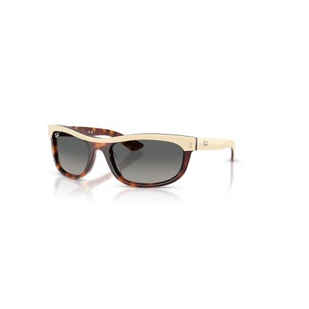 Ray-Ban Balorama Street Neat zonnebril Beige Havana montuur Grijs glazen 62-19