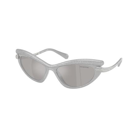 Swarovski SK6038 10596G Zilver Dames Zonnebril