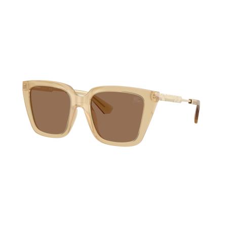 Burberry Vrouwelijk Sunglass BE4473U - Framekleur: Geel, Lenskleur: Donkerbruin