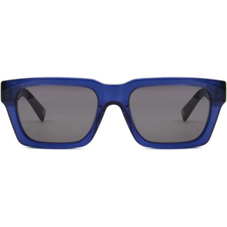 Heren Vierkant Volledige rand Plastic Blauw Zonnebril - SmartBuy Collection