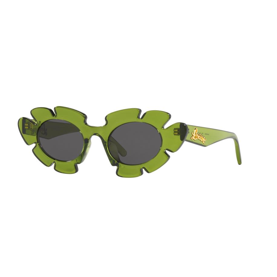 Loewe Unisex Sunglass Paulas Ibiza LW40088U - Framekleur: Groen, Lenskleur: Grijs Grijs
