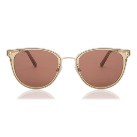 Bally BY0067D Aziatische pasvorm 47E Goud Dames Zonnebril