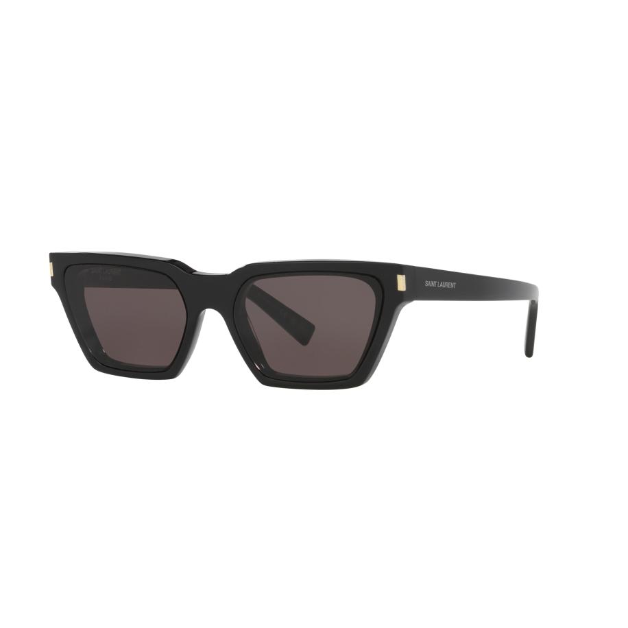 Saint Laurent Vrouwelijk Sunglass SL 633 - Framekleur: Zwart, Lenskleur: Zwart Zwart