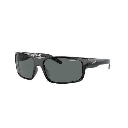 Arnette Unisex Sunglass AN4202 Fastball - Framekleur: Glanzend zwart, Lenskleur: Polarized donkergrijs