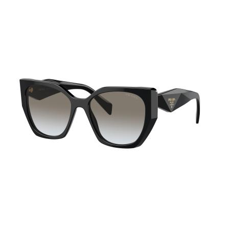 Prada Vrouwelijk Sunglass PR 19ZS - Framekleur: Zwart, Lenskleur: Grijs Gradiënt