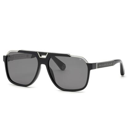Philipp Plein SPP046M 0700 Zwart Heren Zonnebril