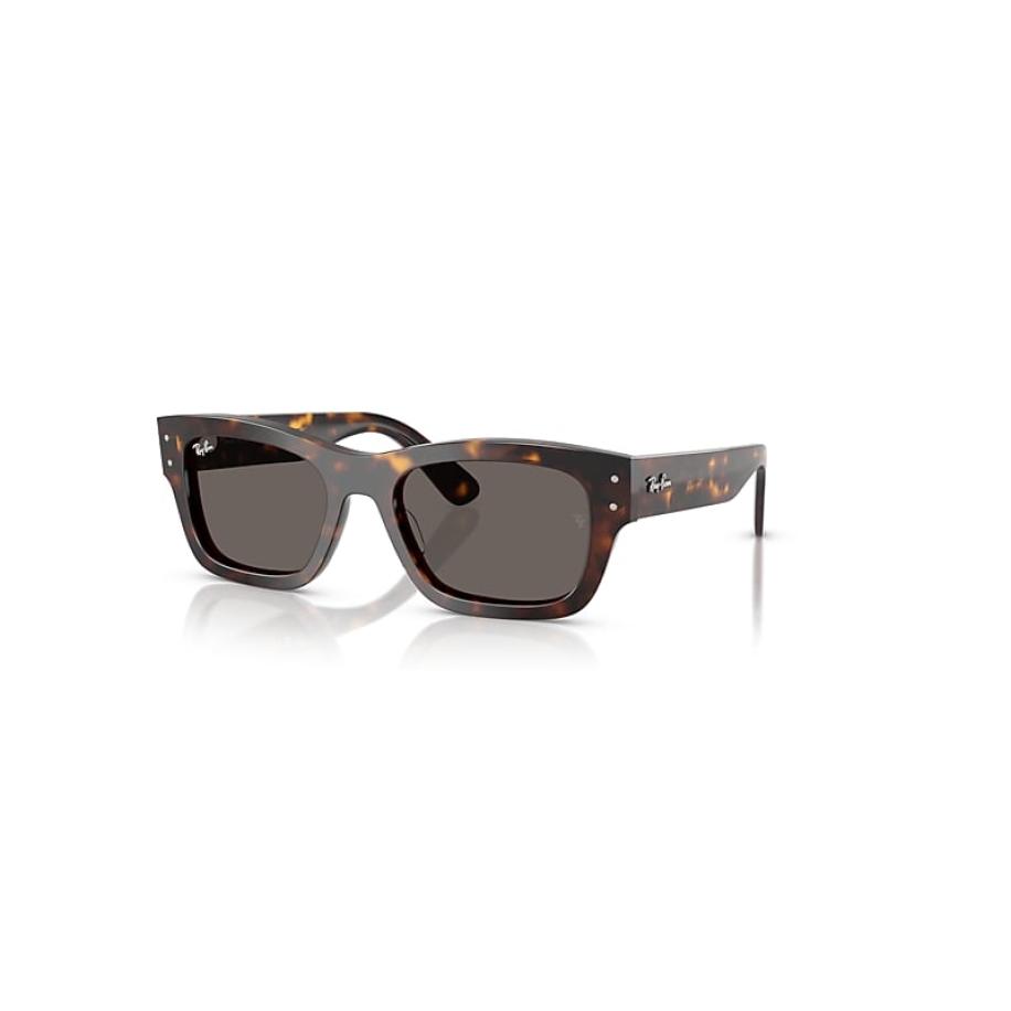 Ray-Ban Joseph zonnebril Havana montuur Grijs glazen 55-20 Bruin