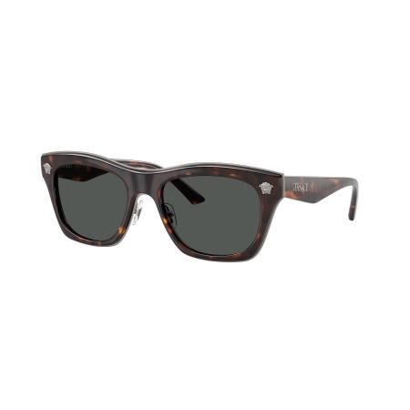 Versace Mannelijk Sunglass VE2272 - Framekleur: Havana, Lenskleur: Donkergrijs