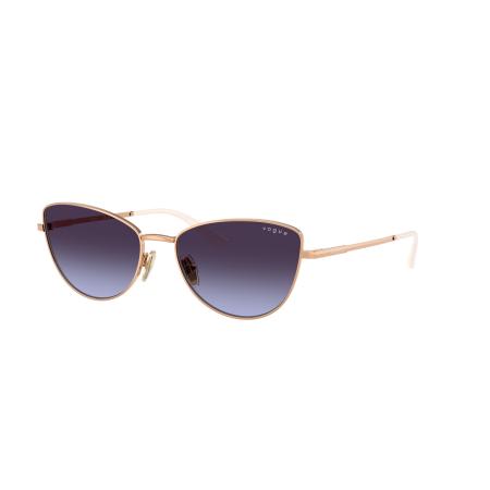 Vogue Eyewear Vrouwelijk Sunglass VO4324S - Framekleur: Roségoud, Lenskleur: Violet gradiënt grijs