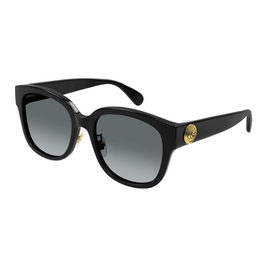 Gucci GG1409SK Aziatische pasvorm 1 Zwart Dames Zonnebril